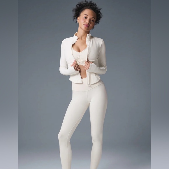 ALO | corset full zip jacket | ivory XXS - Picture 7 of 7